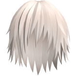 shaggy emo messy anime boy hair in blonde