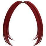 -',ৎ Shaggy Layered Preppy Bangs in Red