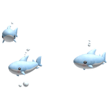 shark aura in light blue