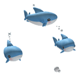 shark bubble aura