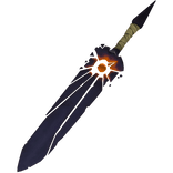 Shattered Lava Stone Sword