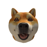 Shiba Inu Dog Head