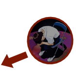 Shinji Chair Meme Red Arrow and Circle Pointing