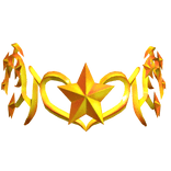 ⭐Shiny Gold Star Sigil Crown⭐