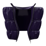 Shiny Midnight Purple Puffer Vest [1.0]THISPPPP