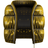 Shiny Puffer Vest Jacket Yellow [1.0]