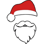 Shiny Santa Hat Face