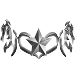⭐Shiny Silver Sigil Star Crown⭐