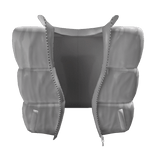 Shiny White Puffer Vest [1.0]