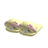 ♡ : silly flower bunny slippers