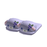 ♡ : silly blueberry bunny slippers