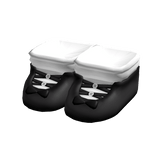 ♡ cute black flats with socks