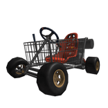 shopping drift kart with racing seat (smaller) 