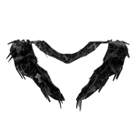 Short Black Neck Scarf V2