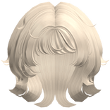 Short Cute Messy Wolfcut Light Blonde Hair