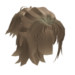 Short Messy Wolf Cut w/ Bun