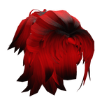 Short Messy Wolf Cut w/ Bun