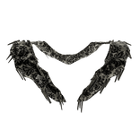 Short White Neck Scarf V2