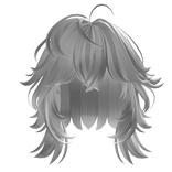 Short Wolf Cut (White)