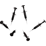 Shoulder Bloody Horror Needle Syringe [Right]