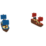 Galleons Shoulder Boats