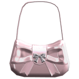 Shoulder bow bag - pink