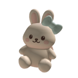 🐰 Shoulder Bunny – Pastel Bow Edition 💘