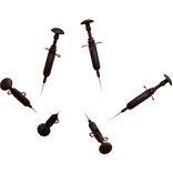 Shoulder Rusty Horror Needle Syringe [Right]