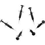 Shoulder Silver Horror Needle Syringe [Left]