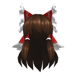 Shrine Maiden w Red Ribbon Reimu Hakurei Brown