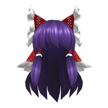 Shrine Maiden w Red Ribbon Reimu Hakurei Purple