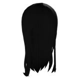 shy innocent black hair