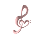 shy music note tail pink