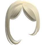 Side Swept Stylish Bangs in Yellow