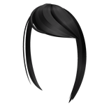 side swoop bangs ☆ - black