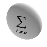 📍 Sigma Greek Symbol Pin Badge