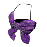 Silk Bow Top | Purple