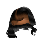 Silk Press short Wavy fluffy hair black lace front