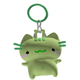 Silly Alien Cat Keychain