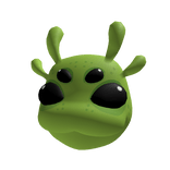 Silly Alien Head (Green)