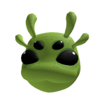 Silly Alien Head (Green)