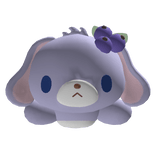 ♡ : silly blueberry bunny head plushie 