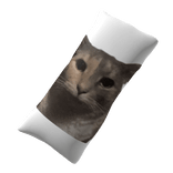 Silly Depressed Cat Meme Pillow