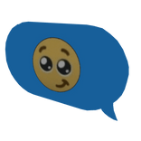 Silly Durr Emoji Text Bubble