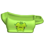 silly glorb alien off shoulder cropped t-shirt