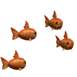 Silly Goldfish Fish Aura Orange