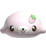 ♡ Silly Seal Plush On Your Head (Pink)