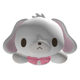 ♡ : silly shirousa bunny head plushie 