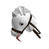 ♾️ Silly white giddy up horse on a stick (PBR)