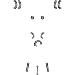 Silver All Round Face Emo Y2K Piercings